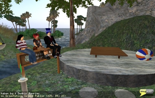 Hanging out with my sis